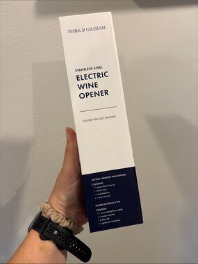 Mark & Graham Stainless Steel Electric Wine Opener